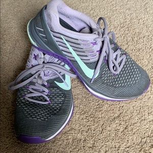 Nike Metcon DSX Flyknit Sz 7.5 Purple/Gray